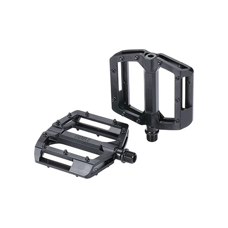 BBB Flachpedal Alu 100x95mm Schwarz Matt 399g, Pins: Konisch/ersetzbar 1 BBB Flachpedal Alu 100x95mm Schwarz Matt 399g, Pins: Konisch/ersetzbar