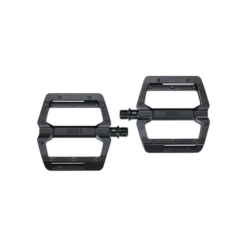 BBB Flachpedal Alu 100x95mm Schwarz Matt 399g, Pins: Konisch/ersetzbar 5 BBB Flachpedal Alu 100x95mm Schwarz Matt 399g, Pins: Konisch/ersetzbar – Bild 5