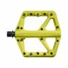 Crankbrothers Crank Brothers Pedal Stamp 1 Large Plattformpedal, Kunststoff, Citron