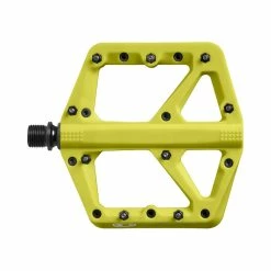 Crankbrothers Crank Brothers Pedal Stamp 1 Large Plattformpedal, Kunststoff, Citron