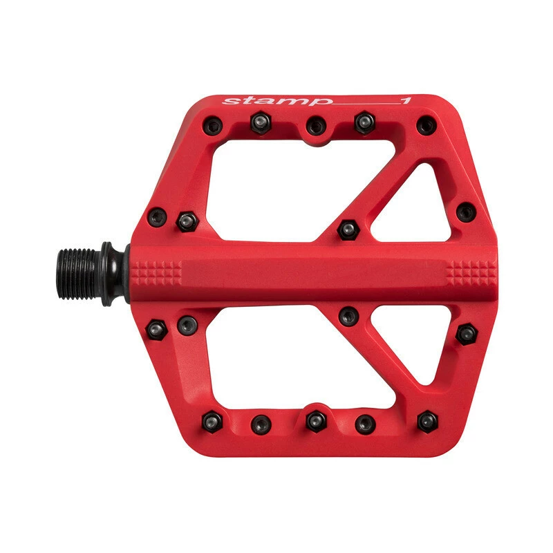 Crankbrothers Crank Brothers Pedal Stamp 1 Small Plattformpedal, Kunststoff, Rot 1 Crankbrothers Crank Brothers Pedal Stamp 1 Small Plattformpedal, Kunststoff, Rot