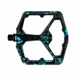 Crankbrothers Crank Brothers Pedal Stamp 7 Large Splatter Blau