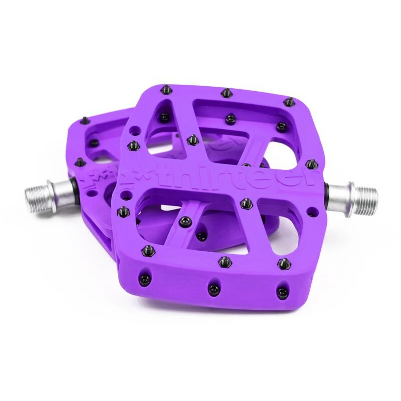 Ethirteen Pedal Base Flat Composite, Eggplant, Violett, 22 Pins 2 Ethirteen Pedal Base Flat Composite, Eggplant, Violett, 22 Pins – Bild 2