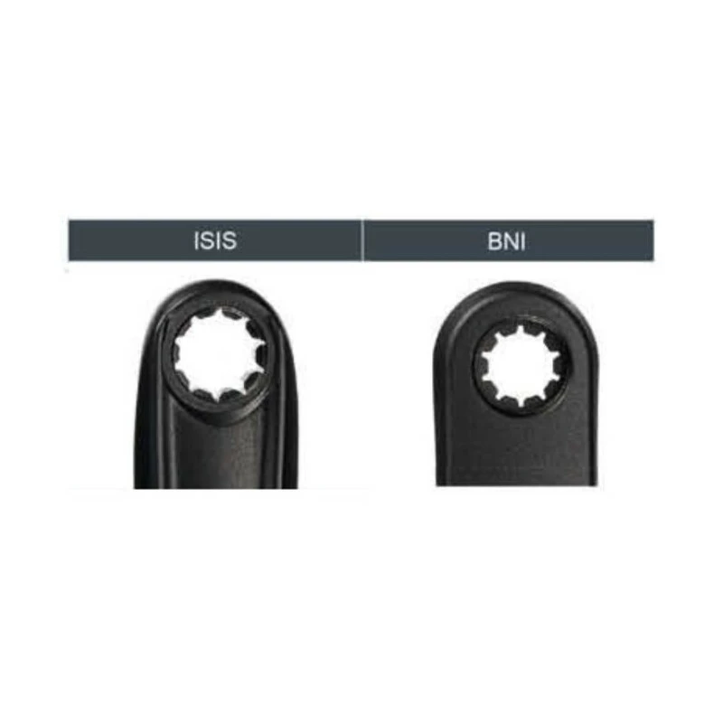 Kurbel 165 Mm Alu O. Schrauben BNI Schwarz 2 Kurbel 165 Mm Alu O. Schrauben BNI Schwarz – Bild 2