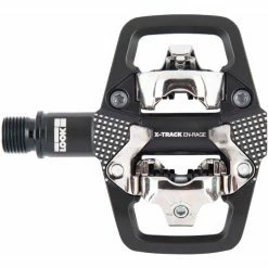 Look Pedal X-Track EN-Rage Schwarz, Inkl. Cleats