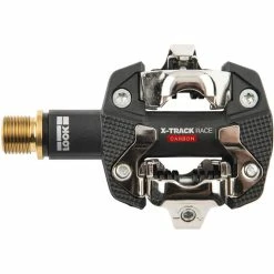 Look Pedal X-Track Race Carbon Ti Schwarz, Inkl. Cleats