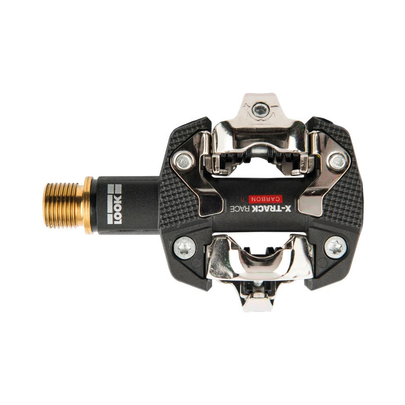Look Pedal X-Track Race Carbon Ti Schwarz, Inkl. Cleats 2 Look Pedal X-Track Race Carbon Ti Schwarz, Inkl. Cleats – Bild 2