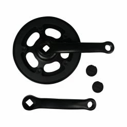 Mustang Kettenradgarnitur 32Z. 127mm Stahl Schwarz Mit Kettenschutz