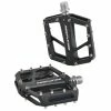 Response Flat Pedale MTB, 9/16&quot; 7mm Lager Gedichtet, Black AL6061 24 Pin Format: 94x95mm
