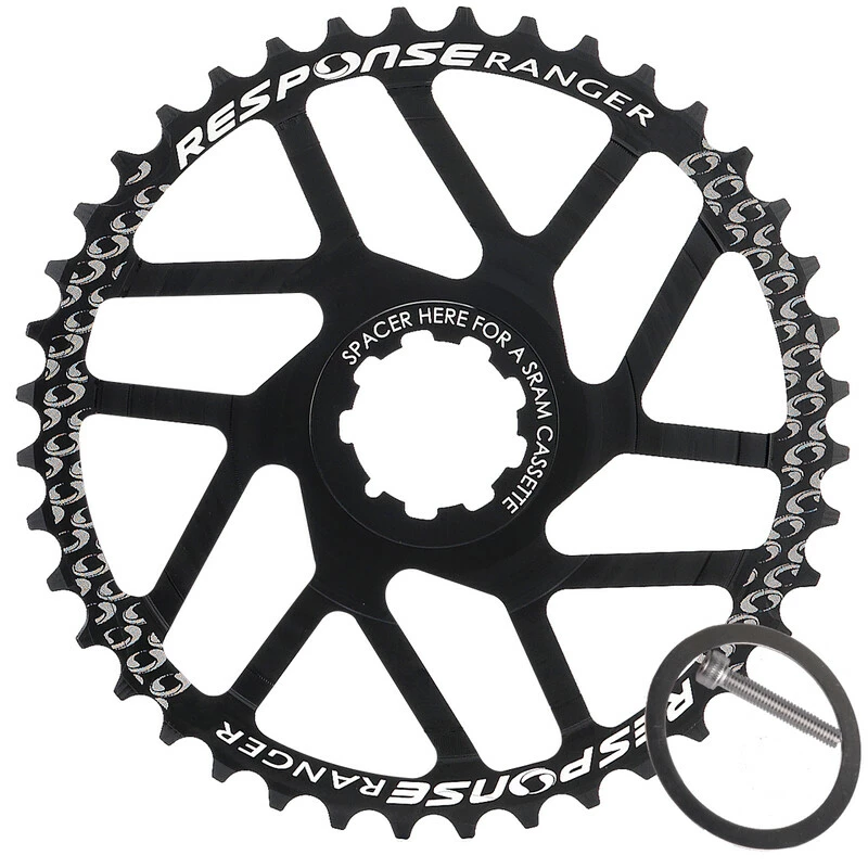 Response Kettenblatt, Sprocket 40T Alu 7075 CNC Inkl. Spacer, Shimano/SRAM Rear, 1x10speed 1 Response Kettenblatt, Sprocket 40T Alu 7075 CNC Inkl. Spacer, Shimano/SRAM Rear, 1x10speed
