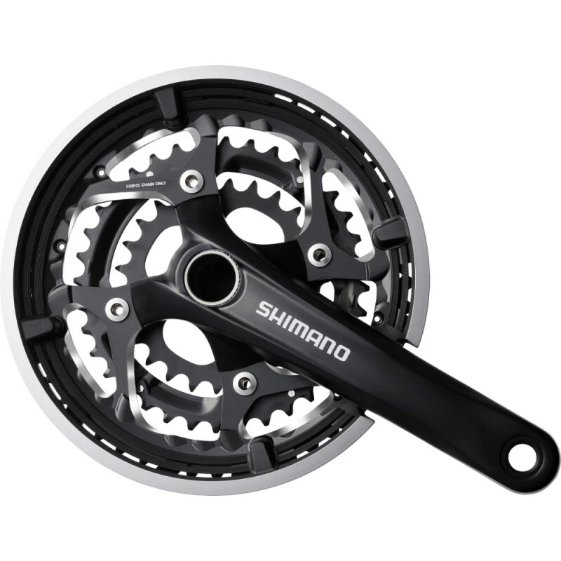 Shimano Trekking 20 Kurbel 175mm 26/36/48 HS, FC-T551E866CL 10-fach OHNE LAGER Schwarz 3 Shimano Trekking 20 Kurbel 175mm 26/36/48 HS, FC-T551E866CL 10-fach OHNE LAGER Schwarz – Bild 3