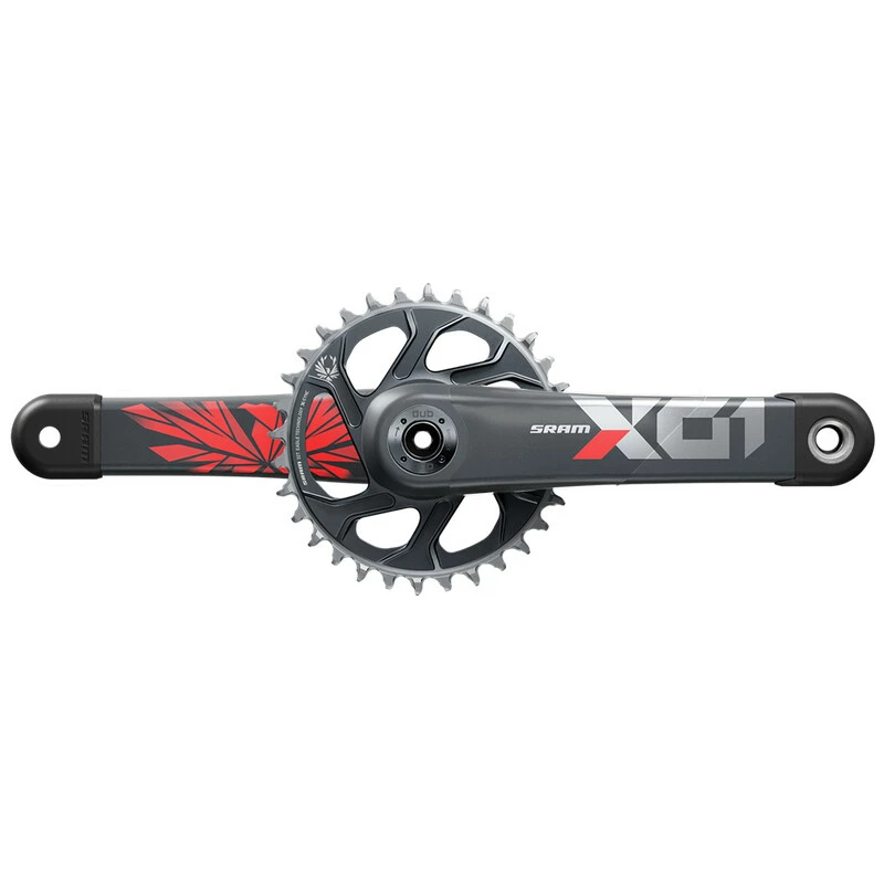 Sram Crankset X01 Eagle Boost DUB Red 175mm/32t 1 Sram Crankset X01 Eagle Boost DUB Red 175mm/32t