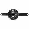 SRAM GX 20 2x11 1000 Kurbelgarnitur Alu 175mm, 36-24, GXP, Ohne Tretlager, 64/104 BCD, Schwarz