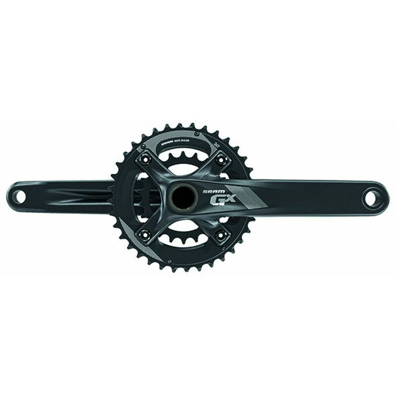 SRAM Kurbel GX 2x10 175mm 38-24Z BB30 Alu 1000 Schwarz 1 SRAM Kurbel GX 2x10 175mm 38-24Z BB30 Alu 1000 Schwarz