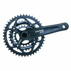 SRAM Kurbel X5 175mm 44-32-22Z GXP 3x9 Schwarz