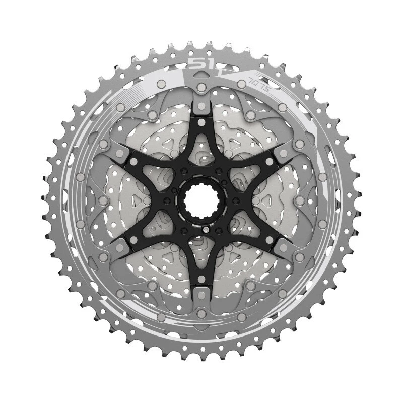 Sunrace MZ 21 Kassette 11-51, CSMZ603, Metallic/schwarz, 12-fach 2 Sunrace MZ 21 Kassette 11-51, CSMZ603, Metallic/schwarz, 12-fach – Bild 2