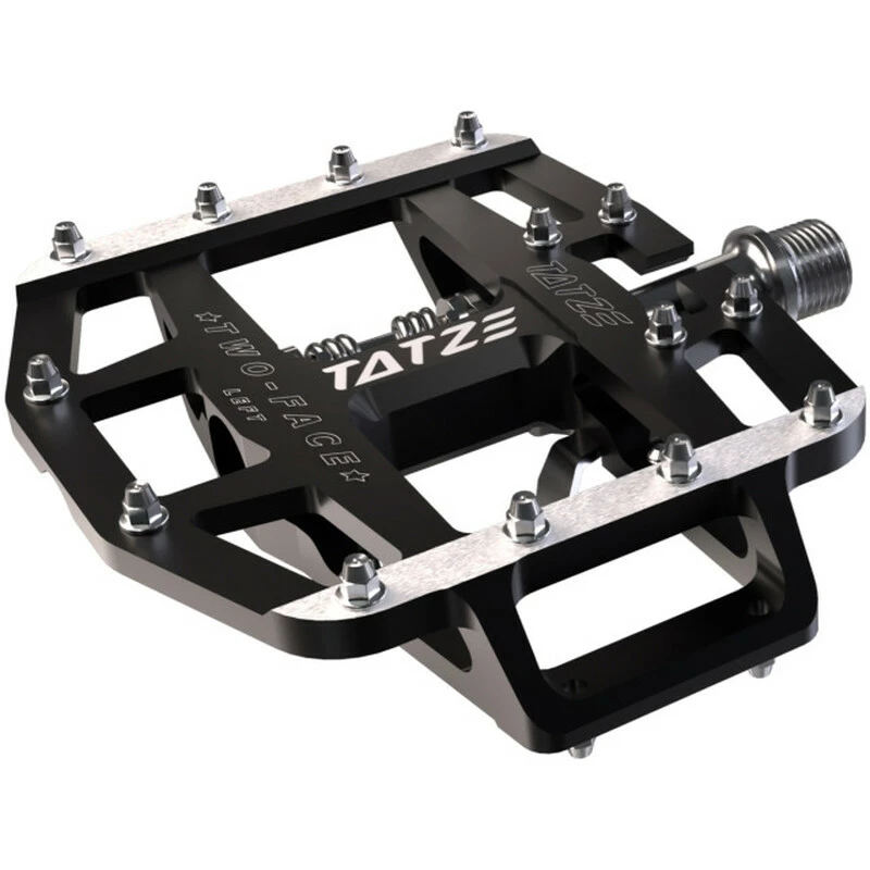 Tatze Pedal Two-Face CrMo4, Schwarz, Inkl. Cleat Und 8 Ersatzpins 3 Tatze Pedal Two-Face CrMo4, Schwarz, Inkl. Cleat Und 8 Ersatzpins – Bild 3