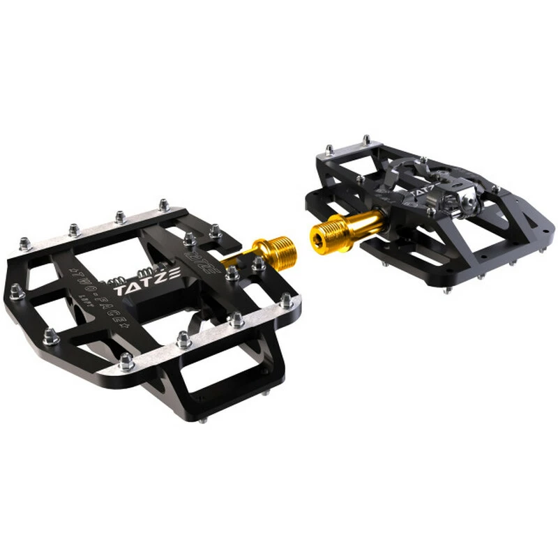 Tatze Pedal Two-Face Titan, Schwarz, Inkl. Cleat Und 8 Ersatzpins 2 Tatze Pedal Two-Face Titan, Schwarz, Inkl. Cleat Und 8 Ersatzpins – Bild 2