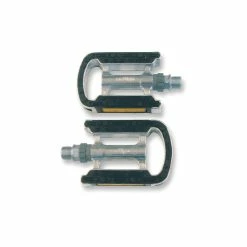 Wellgo Pedale ATB LU-T3 9/16&quot; Alu Silber-schwarz